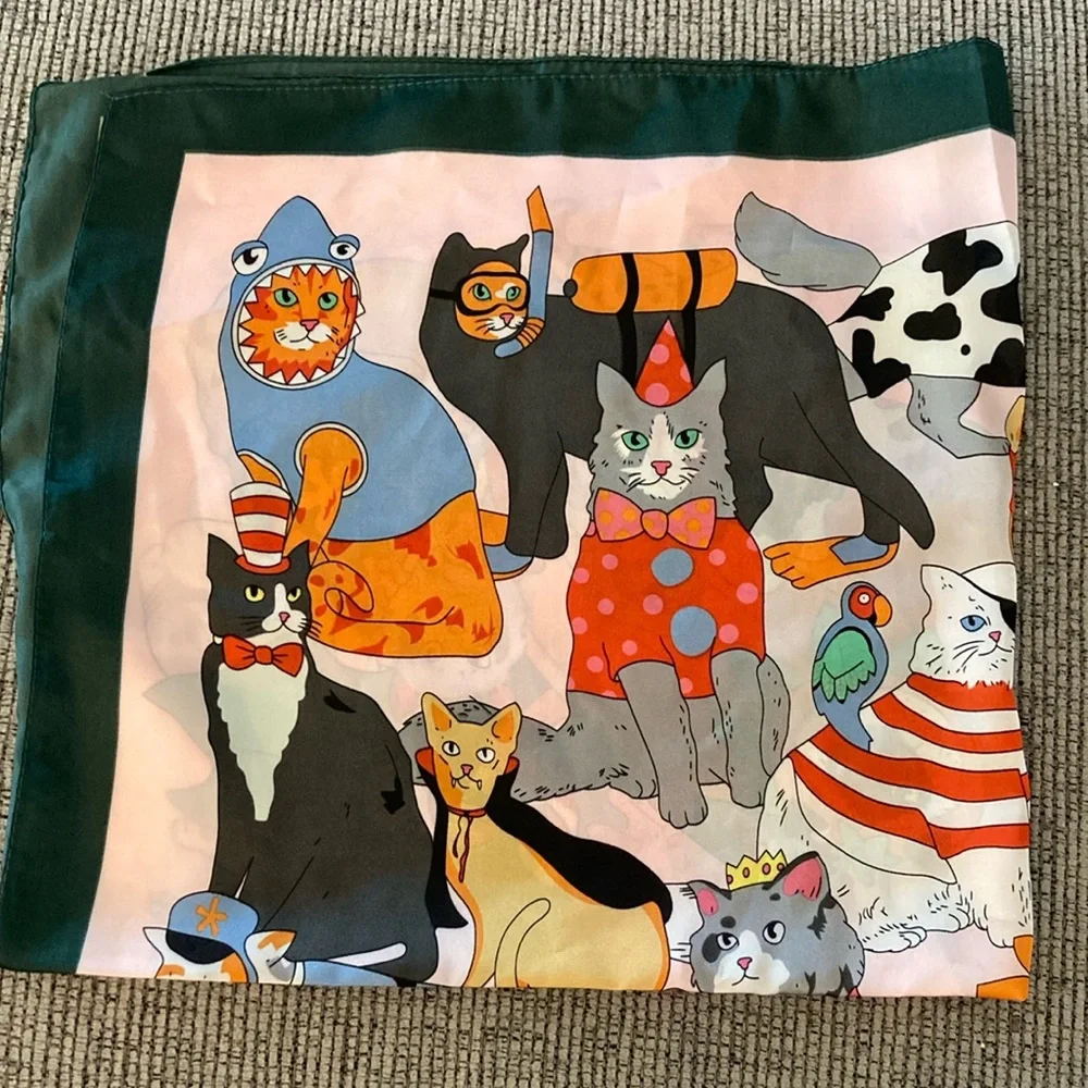 None cat scarf